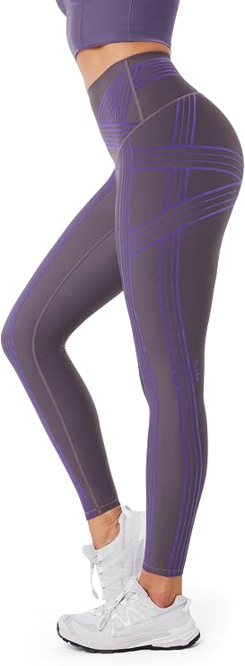 Fanka Powerband Resistance Leggings for Women,High Compression Workout Leggings with Built-in Resistance Bands