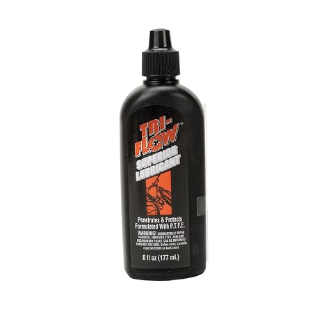 Tri-Flow TF0021060 優れた潤滑剤ドリップボトル - 6オンス