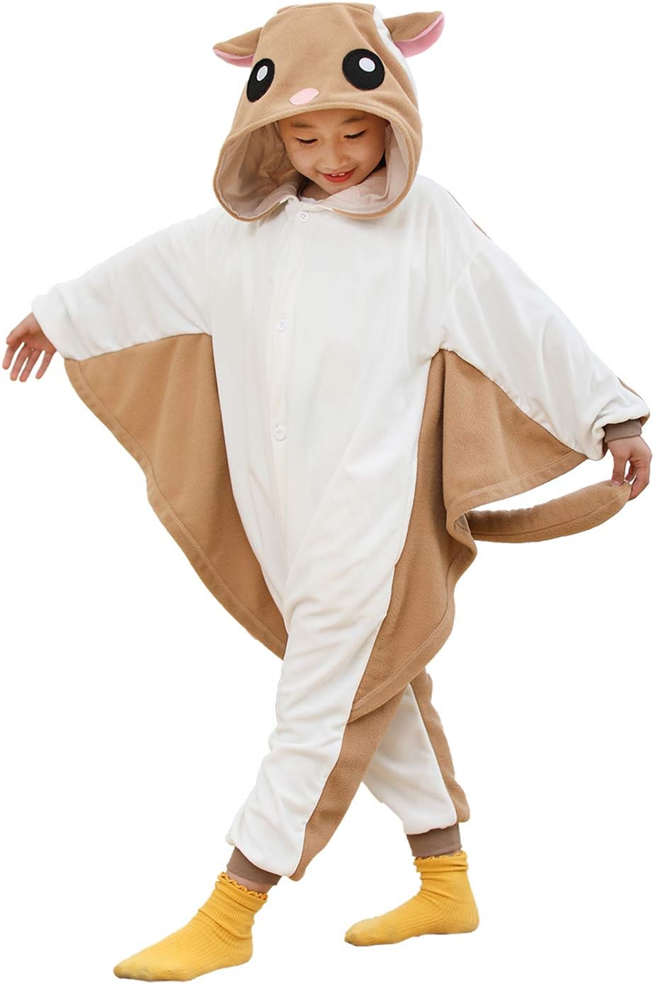 Unisex Adult Onesie Pajamas, Polar fleece Role Playing Animal One Piece Halloween Costume Pajamas Home Clothing