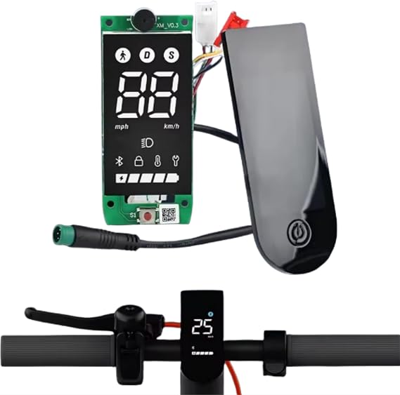 Electric Scooters Dashboard for Xiaomi 4 Lite 2nd Electric Scooters Dashboard Circuit Board and Display Panel Cover
