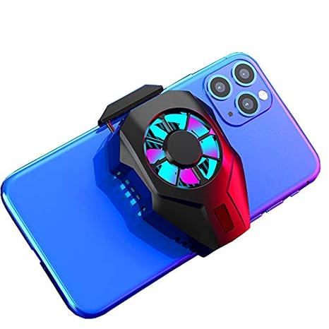 KSWLLO Mobile Phone Cooler, 3 Seconds Cooling Semiconductor Heatsink Phone Radiator with Fan for Gaming Lives Watch Videos