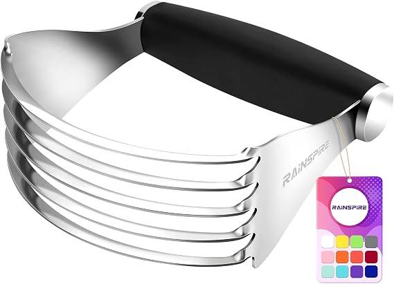 Large Pastry Cutter For Baking Durable Pastry Blender Dough Cutter Black