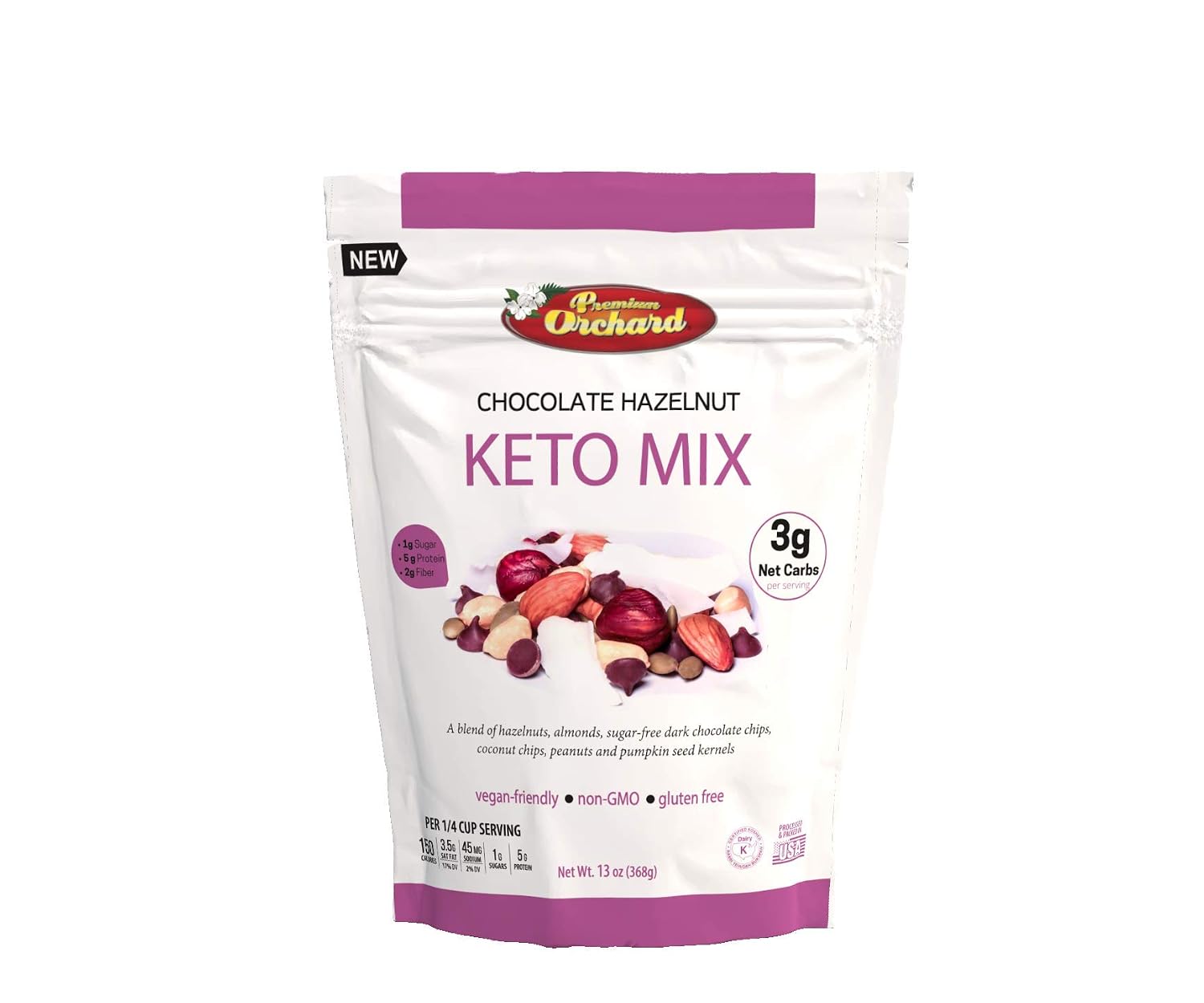 Chocolate Hazelnut KETO Mix - 3 NET CARBS - by Premium Orchard