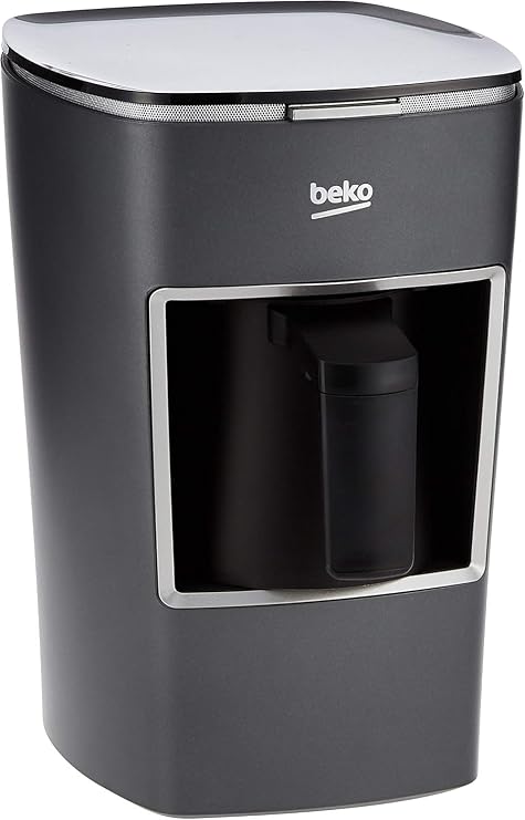 Beko BKK2300 Turkish Coffee Machine | Automatic Coffee Maker | 1–3 Cups | CookSense Anti-Overflow | One-Touch Operation | Compact Design | Black