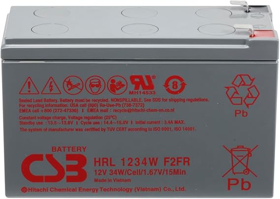 CSB HRL1234WF2FR 12 V Battery