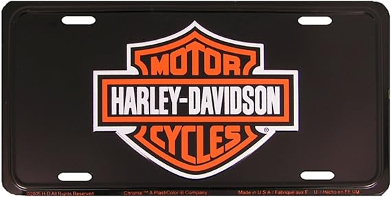 Harley Davidson Logo License Plate - #1846 By Chroma