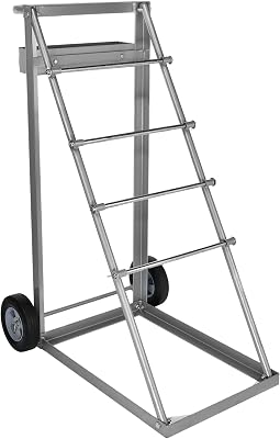 AdirPro Transportable Multiple Axle Cable Caddy - Multi-Spool Wire Rack Dispenser - Easy Use Cable Holder & Distribution - For Workplace Efficiency