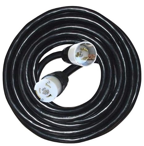 Voltec 09-00215 100ft 6/3-8/1 STW Temporary Power Cord, STW Power & Lighting Heavy-Duty Construction for Homeowners & Contractors, Commercial Grade Performance,40F to 140F, 250 Volts