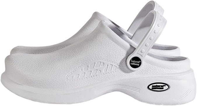 Natural Uniforms - Women's Lightweight Nurse Shoes/Nursing Clogs 8 B(m) US White