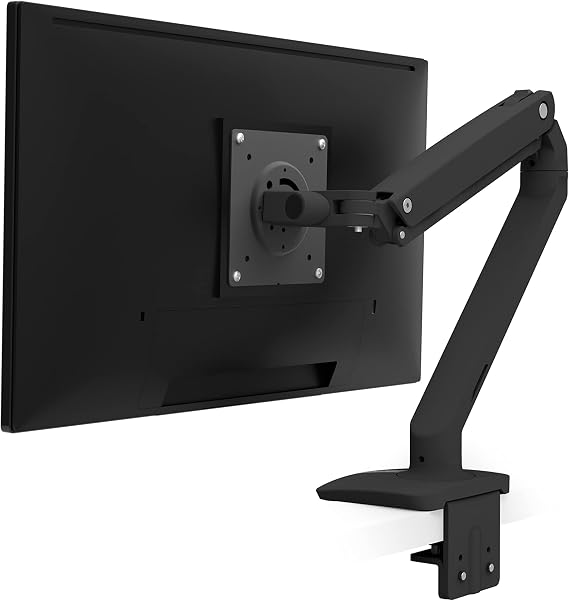 ERGOTRON 45-486-224 MXV Monitor Arm, Matte Black, Supports up to 34 inches