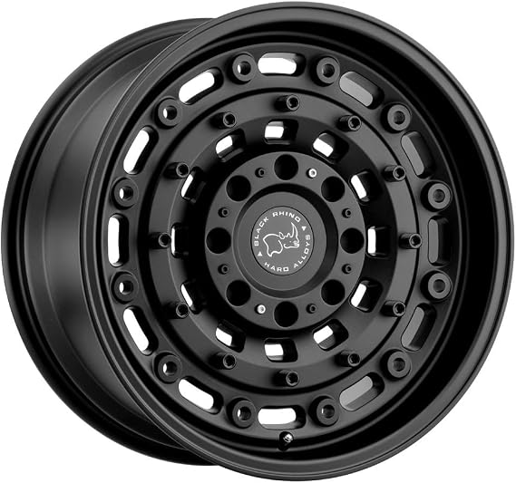 Black Rhino Hard Alloys ARSENAL 16X8, 5X160, 6, +38mm TEXTURED MATTE BLACK - 1680ARS385160M65