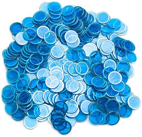 Pack of 300 Metal Inserted Bingo Chips - Choose from 4 Colors!