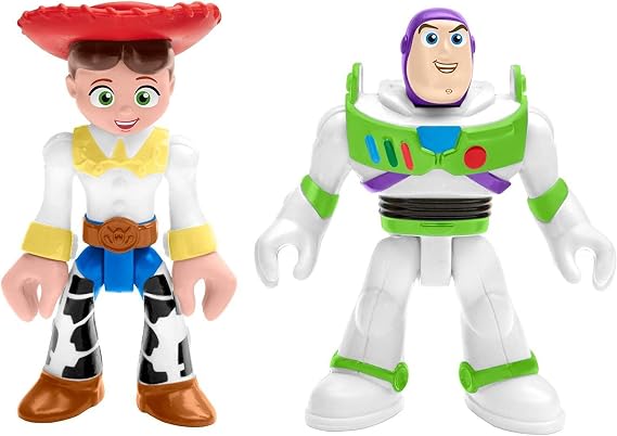 Imaginext Disney Pixar Toy Story Figures - Buzz Lightyear and Jessie