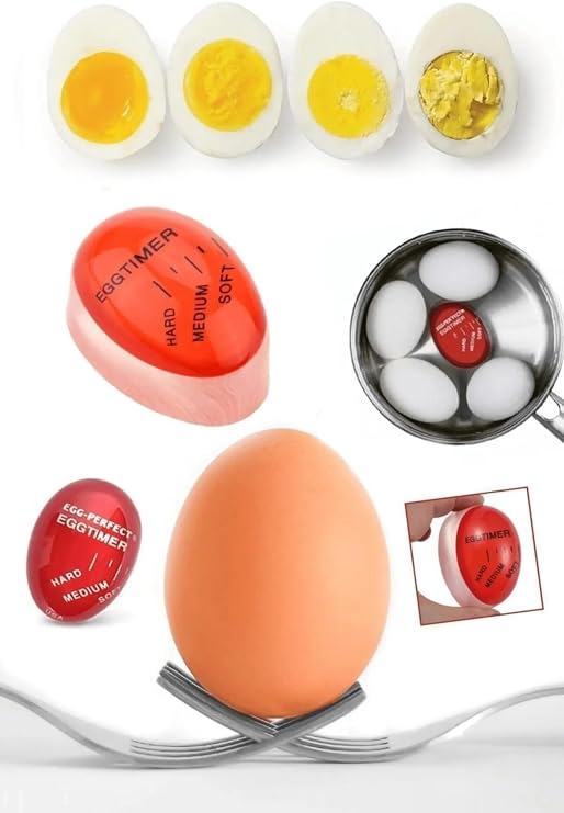 Renk Değiştiren Yumurta Zamanlayıcı Yumurta Haşlama Derecesi Dublör Yumurta Pişirme Aleti Egg Timer