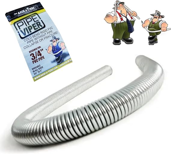 Rack-A-Tiers Pipe Viper, Cold PVC Bend Without compromising The Conduit (3/4) - 3/4" Conduit Bender, PVC Cold Bender, No Heat Gun Needed, Prevent Kinking (58075)