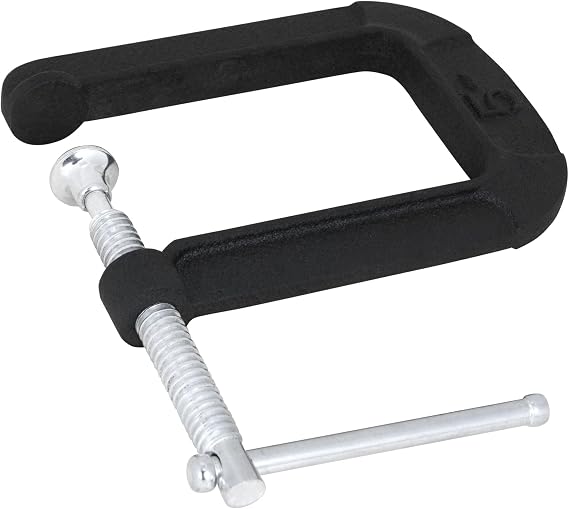Performance Tool W3981 5 in. Deep Throat Cast Iron C-Clamp