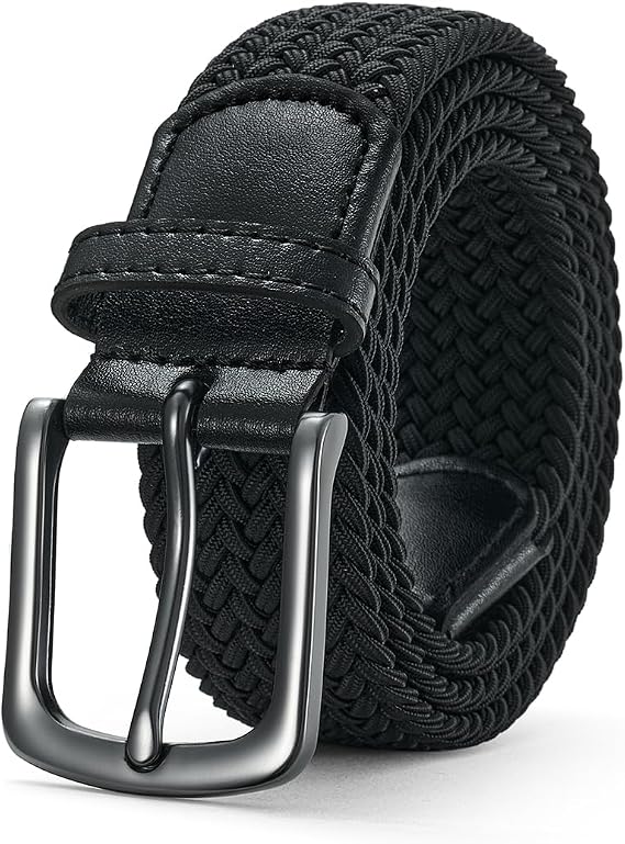 BELTER Stretch Belt Elastic Belt Men Women Fabric Belt Braided Belt