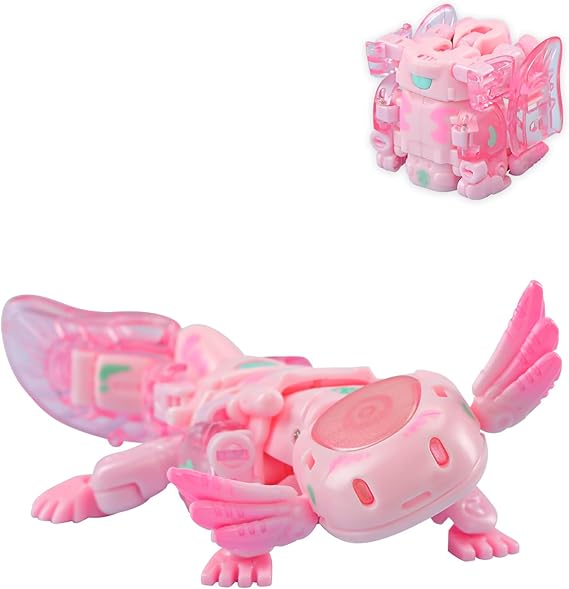 52TOYS BEASTBOX BB-63A Heatmiser Deformation Toys Action Figure, Converting Toys in Mecha and Cube, Perfect Birthday Party Gift for Teens and Adults, Based on Hexagonal Arowana