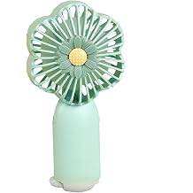Small Handheld Fan - Funme Portable USB Fan | Personal Rechargeable Pocket Air Blower, 250mAh Flower Pattern USB Fan, Personal Cooling Fan