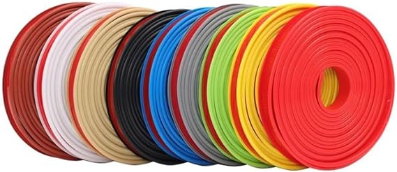 Edge Banding, TPE Self Adhesive Veneer Edging Strip Edge, DIY Furniture Edge Trim for Table Cabinets Chairs Shelves Restoration(Black-15m,U22mm)