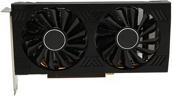 RX580 8GB GDDR5 256-bit gaming graphics card, dual cooling fan, 1286MHz core frequency, 4096x2160 resolution, ideal for PC gaming and home entertainment