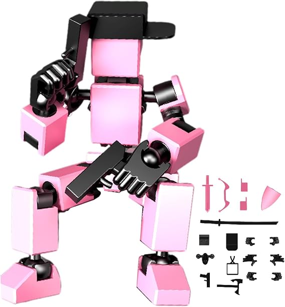 Motion Figures,Versatile Unique Movable Robot Action Figure Changeable Printed Toys For Friends, Kids, Painting Collections, Photography Props