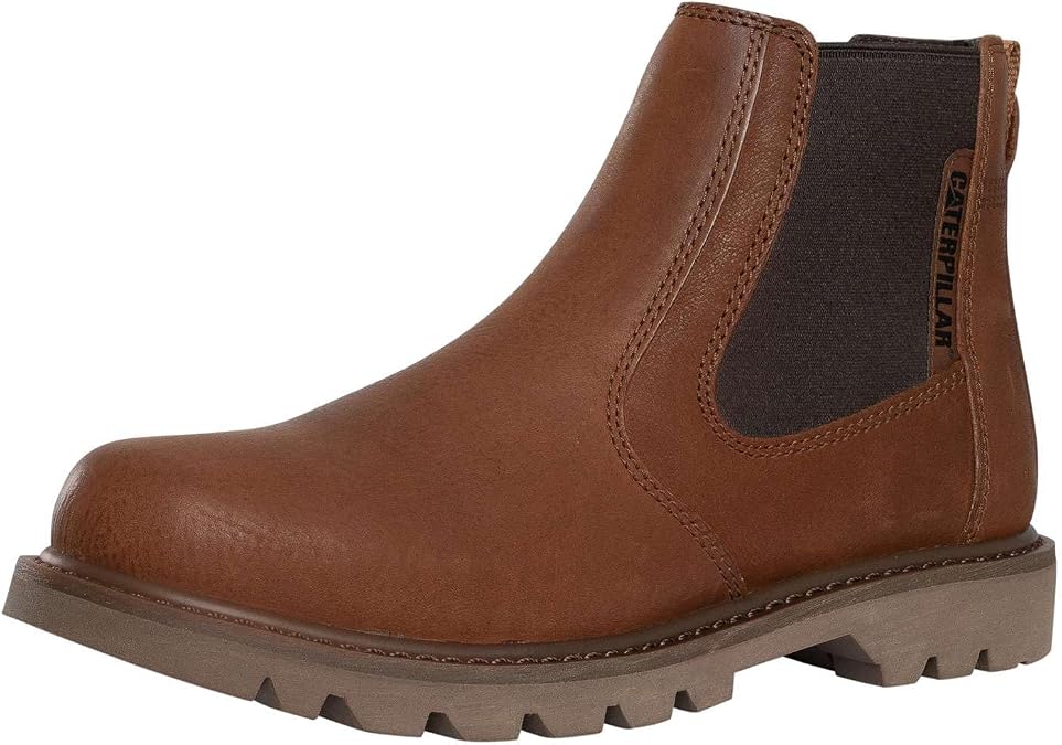 Caterpillar Men's Colorado 2.0 Chelsea Leather Boots, Nuthatch, 7 UK