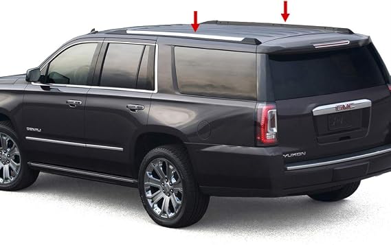 MaxMate Made in USA! Compatible with 2015-2020 Chevy Suburban | GMC Yukon XL Roof Rack Body Molding Trim Cover 2PC