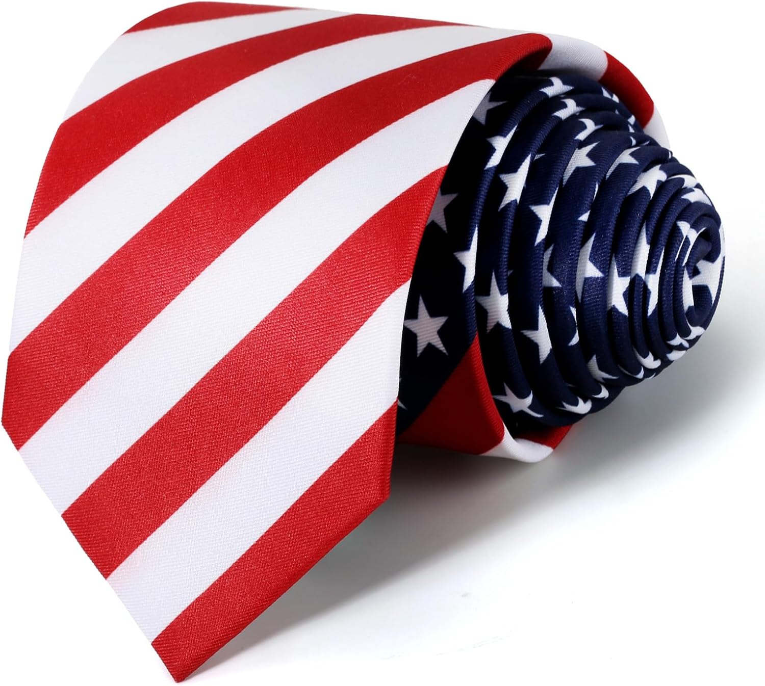 American Flag Ties For Men 3.27 8.3CM USA Flag Neckties