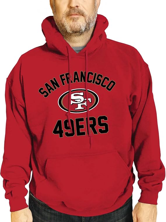 Team Fan Apparel NFL Gameday Hoodie Pullover Sweatshirt for Men and Women