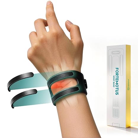 FORTEMOTUS Wrist Support for TFCC Tears, TFCC Wrist Brace with Dual Soft Strip Pad for Ulnar Sided & Pinky Side Wrist Pain, DRUJ Instability