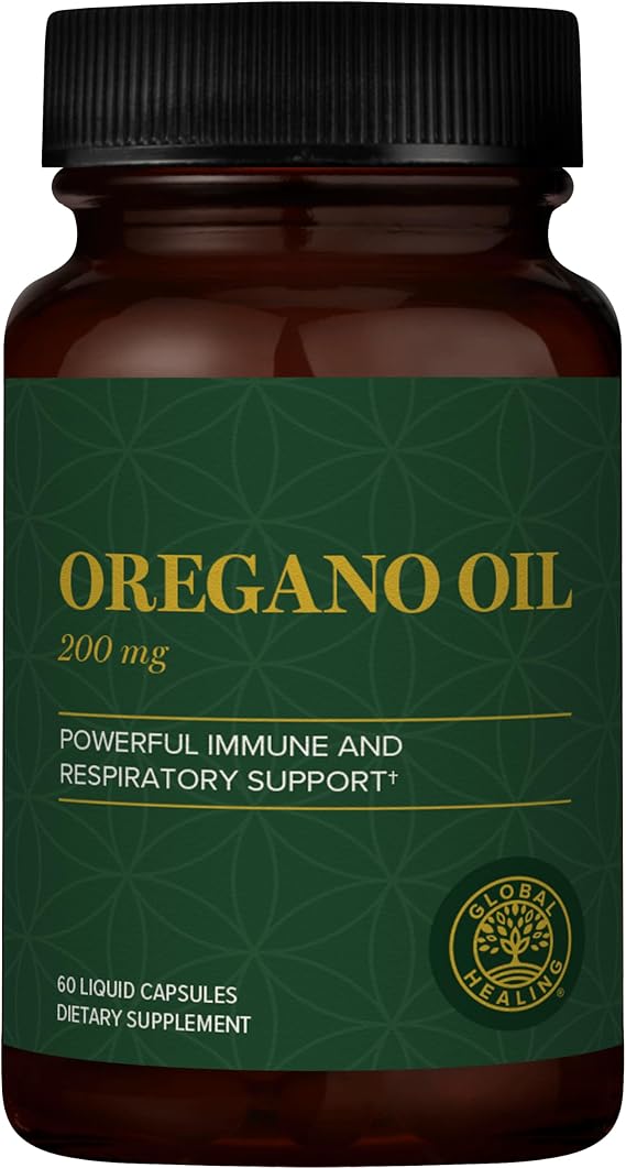 Oregano Oil Capsules with Organic Ingredients, Immune, Digestion (60 Count)