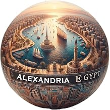 Alexandria Egypt Souvenir Destination Decorative Flat Magnet 2-Inch