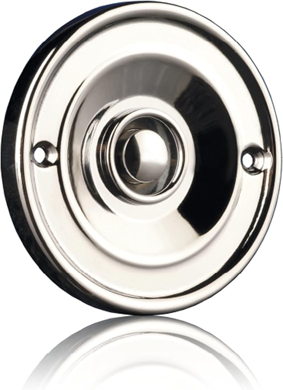 Byron 2207C Bell Push Flush Mounted Chrome Finish