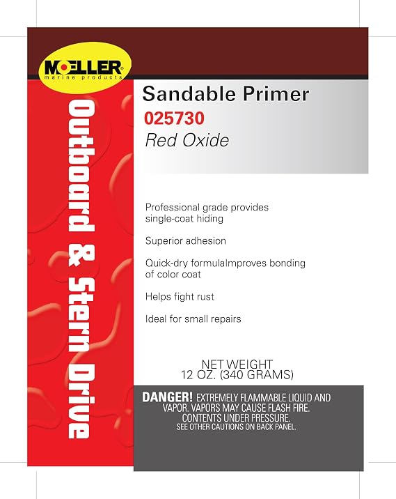 Sandable Primer Red Oxide