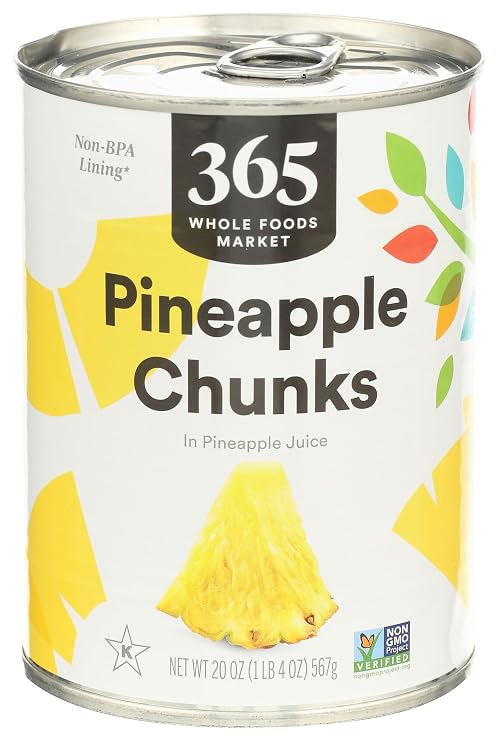 365 by Whole Foods Market, Pineapple Chunks, 20 oz