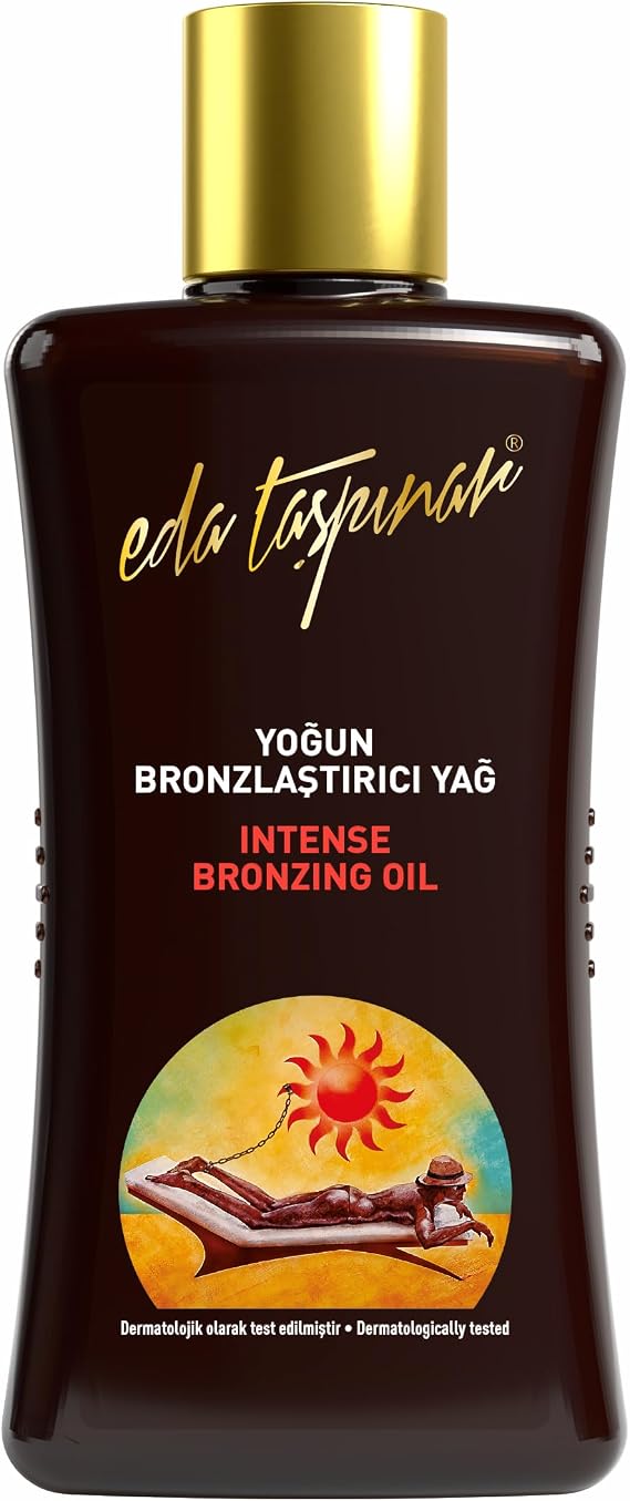 Eda Taşpınar Yoğun Bronzlaştırıcı Yağ | SPF 0 | 200 ml / 6.8 fl oz