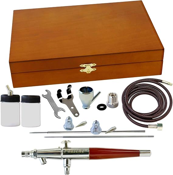 Paasche Airbrush Double Action Airbrush in Wood Case