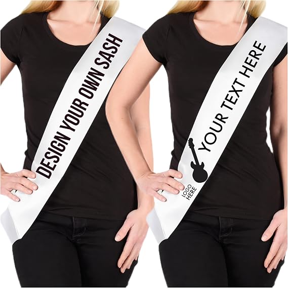 Custom Concert Sash - Personalize with Your Own Text