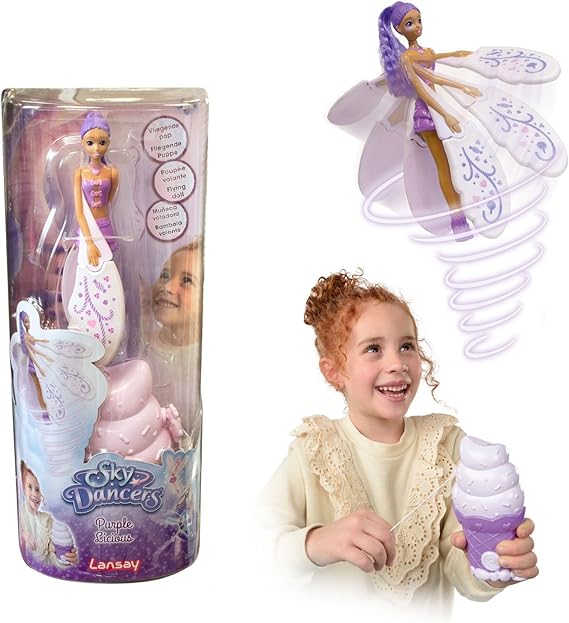 Lansay Sky Dancers Purplelicious – Fliegende Fee mit Launcher ab 6 Jahren