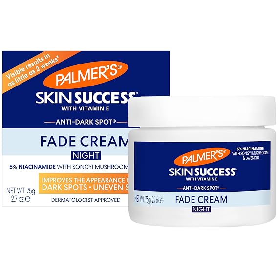 Palmer's Skin Success Anti-Dark Spot Nighttime Fade Cream (2.7 Oz) | Dark spot corrector with Retinol & Niacinamide to help reduce dark spots, fine lines & wrinkles for a more even skin tone