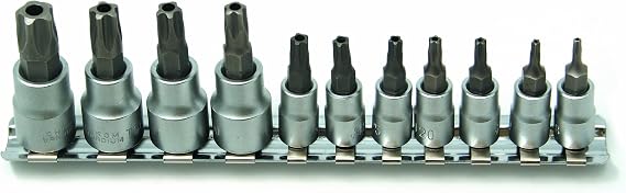 CTA Tools 9680 11-Piece Star Plus 5-Point Tamper-Proof Socket Set