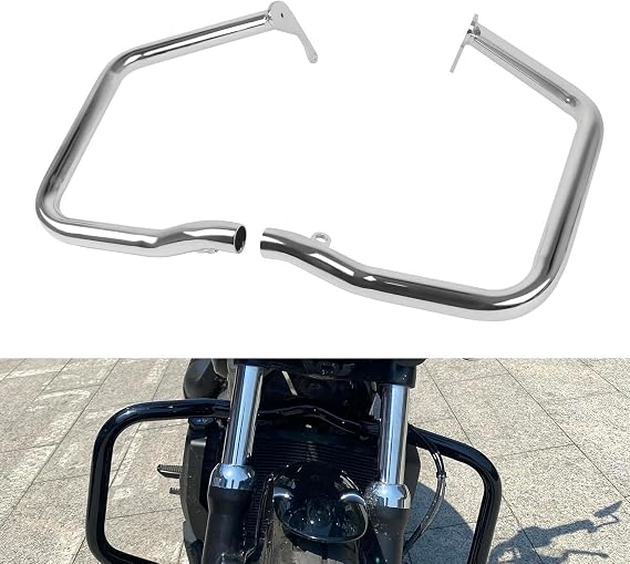 Crash Bars 1.25" Engine Guard Compatible with Harley Sportster S RH1250S 2021-2025 Nightster RH975 2022-2025 Nightster Special RH975S 2023-2025 Steel Chrome Highway Bars Bumper