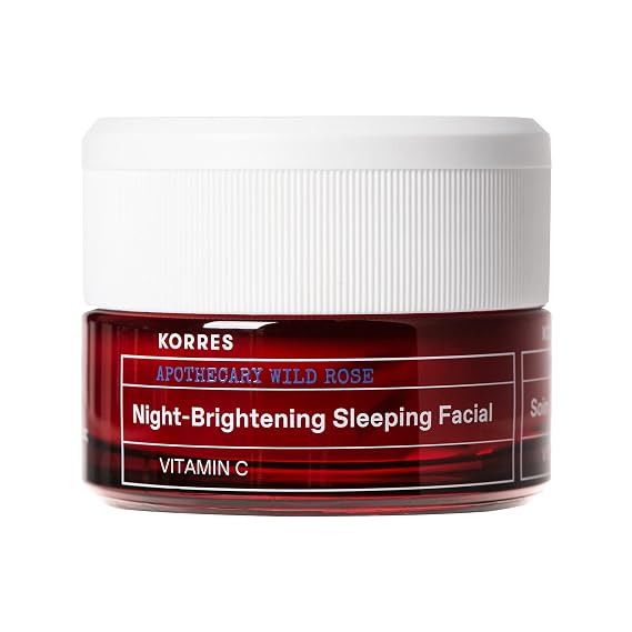 KORRES Wild Rose Night-Brightening Sleeping Facial 40 Ml,1.35 fl.oz. (New Packaging)