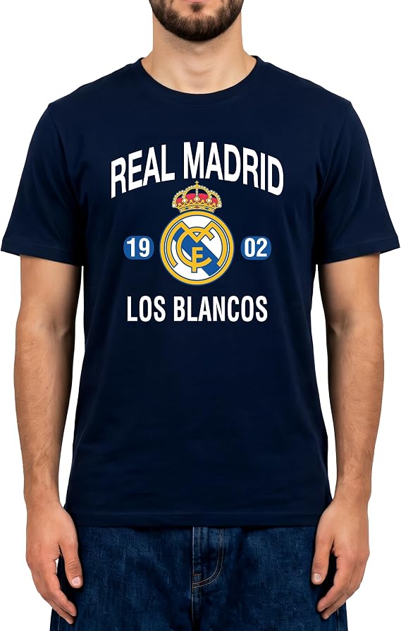 Icon Sports Officially Licensed Real Madrid CF Cotton T-Shirt - Uni Adult