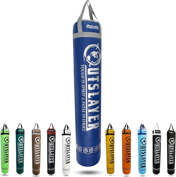Muay Thai Kickboxing Heavy Punching Bag 6ft 130 lb Made in USA for MMA, Boxing & Training