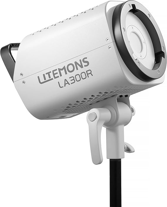 Godox Litemons LA300R K1 RGB COB LED Video Light,1800-10,000K CCT CRI 95+ TLCI 94+, 14 Lighting Effects, Bowens Mount,with G/M Adjustment, Onboard & App Control, NFC Connection, for Live Streaming