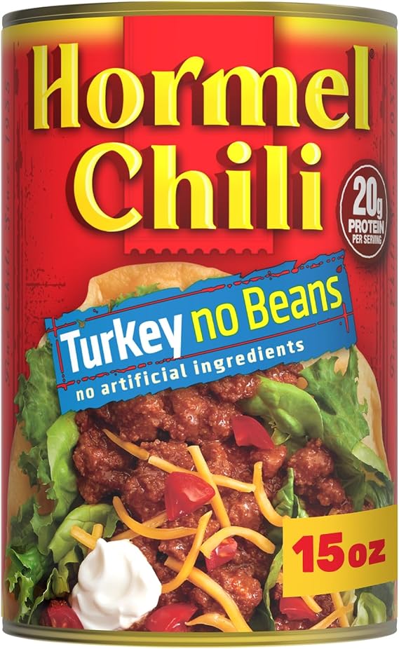 Hormel Turkey Chili No Beans, 15-Ounce (Pack of 6)