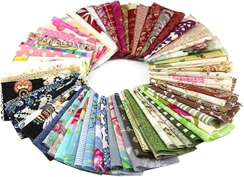 30pcs 10 * 10cm Fabric Patchwork Craft Cotton Material Batiks Mixed Squares Bundle