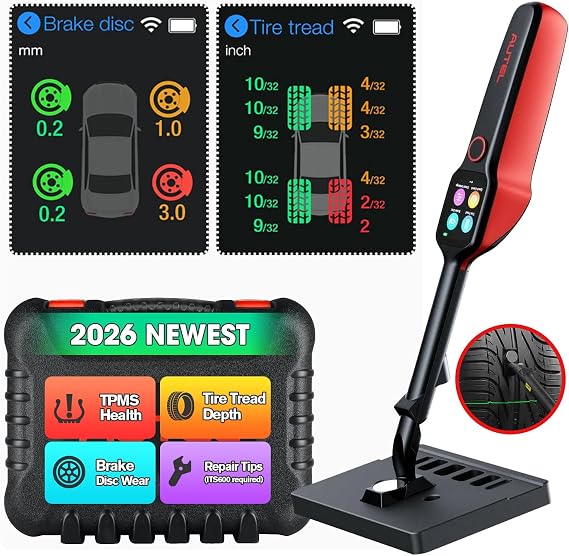 Autel Tire Brake Examiner MaxiTPMS TBE200(E): 2026 Upgrade of TBE100